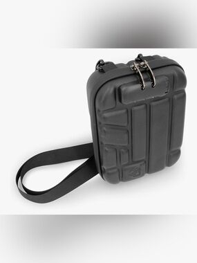 CASEMATIX Compact‎ Locking Case with Shoulder Strap in Black